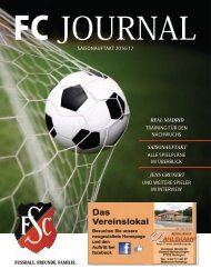 FC Journal Saisonauftakt 2016/17