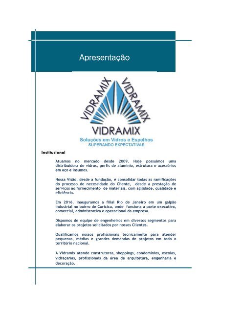 Catalogo Digital Vidramix