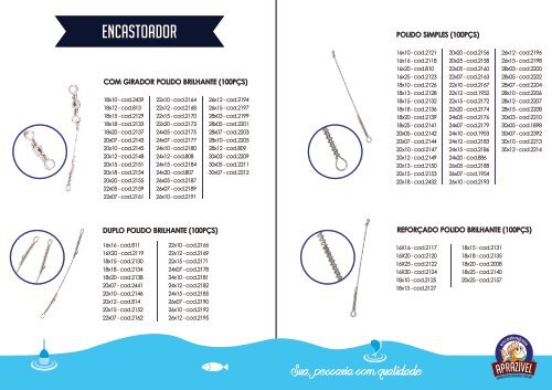 Catálogo Encastoadores Aprazível 2016