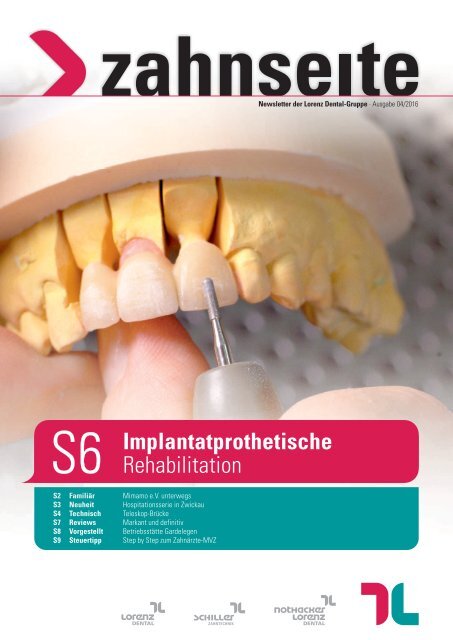 Lorenz Dental - Zahnseite 04/2016
