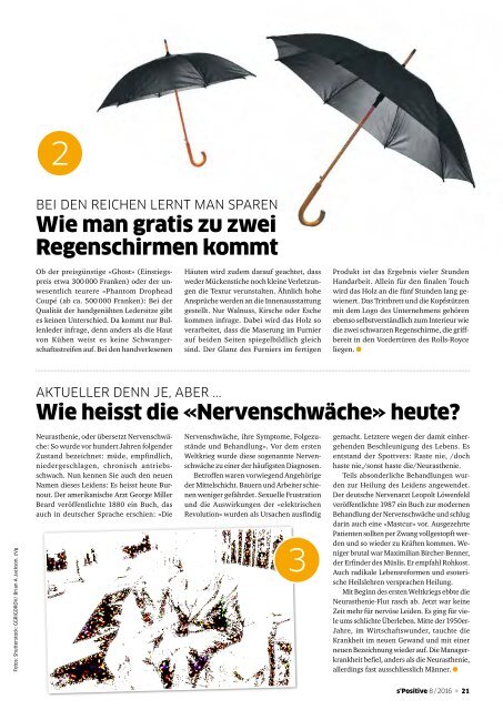 s'Positive Magazin 08.2016