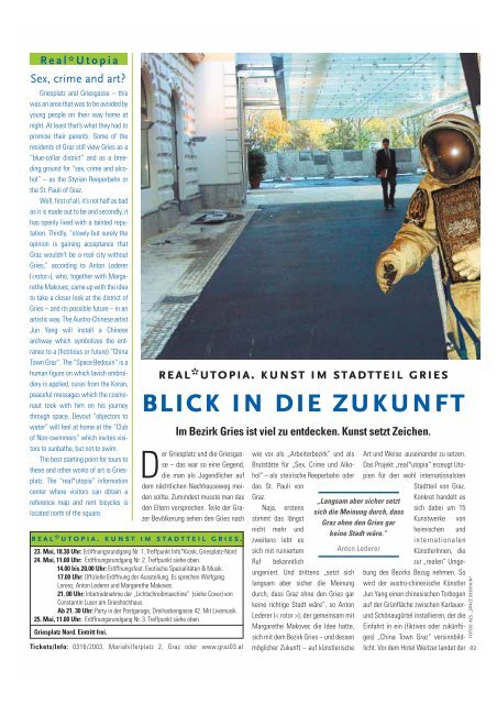 ausgabe 21: 19. bis 25. mai 2003 - Graz 2003