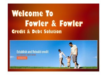 Credit Report Repair Experts