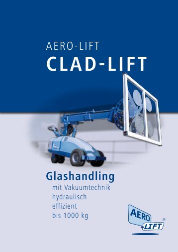 AERO-LIFT CLAD-LIFT zum Glashandling