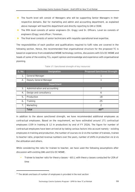 Draft Detailed Project Report