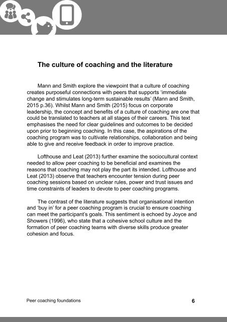 Peer coaching booklet