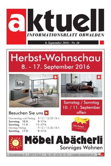 Aktuell Obwalden 36-2016