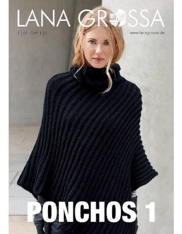 Ponchos 1 stricken Lanagrossa - Wollstudio.com