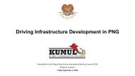 KCH - Driving Infrastructure Development in PNG-SEPT 2016