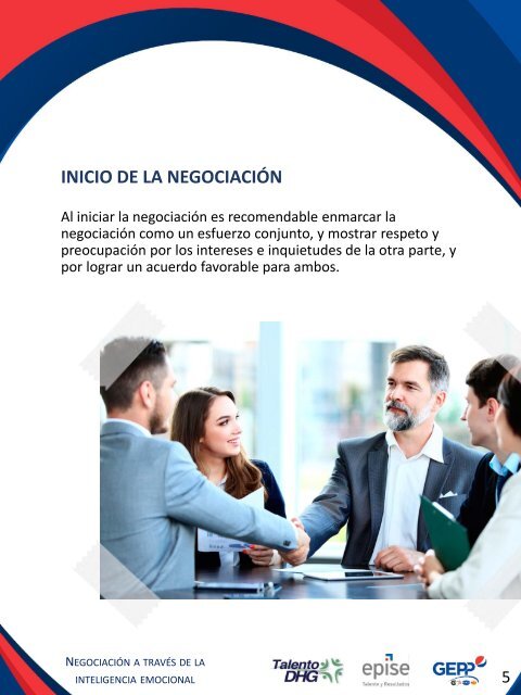 El proceso de negociacion