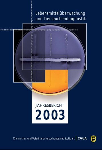 CVUAS JB 2003 Gesamtdokument