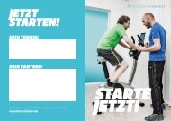 Fitness-Vitaltest Kundenfolder