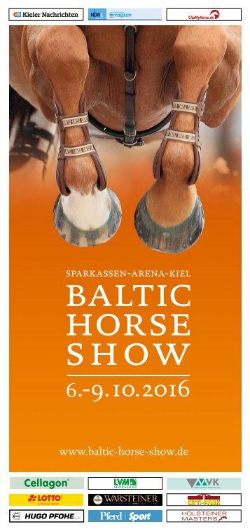 Baltic Horse Show 2016 Flyer