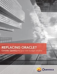 REPLACING ORACLE?