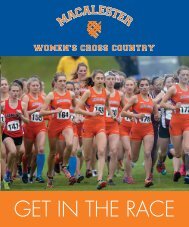 Women's Cross Country Brochure F