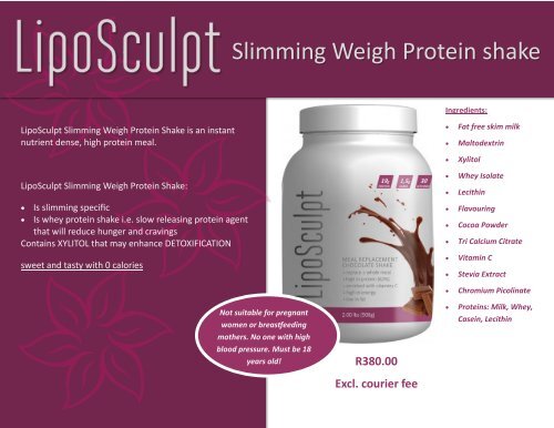 Liposculpt Brochure Individuals