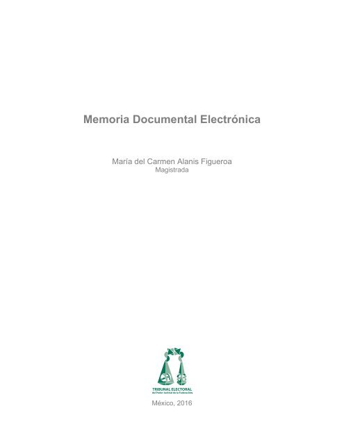 Plantilla memoria Documental Electrónica