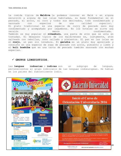 REVISTA DEL GRUPO DE DAVID