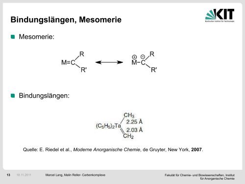 Schrock Carbene