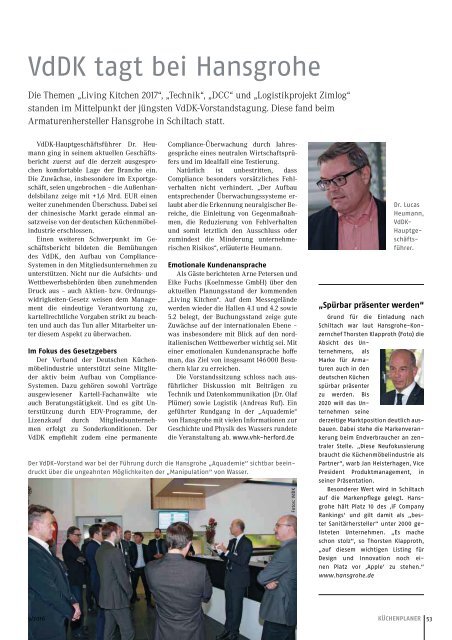 KÜCHENPLANER Ausgabe 9 2016
