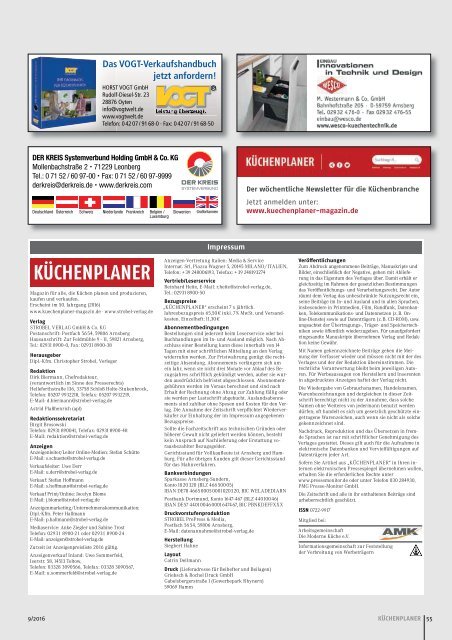 KÜCHENPLANER Ausgabe 9 2016