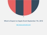 What to Expect on Apple Event September 7th, 2016