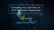 Everything You Can't Miss on 2016 September Apple Event!