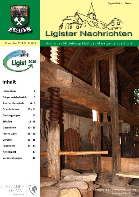 November 2011 - Ligist