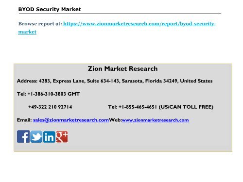 BYOD Security Market