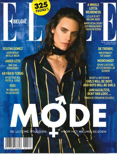 Elle België sept 2016, jodevisscher