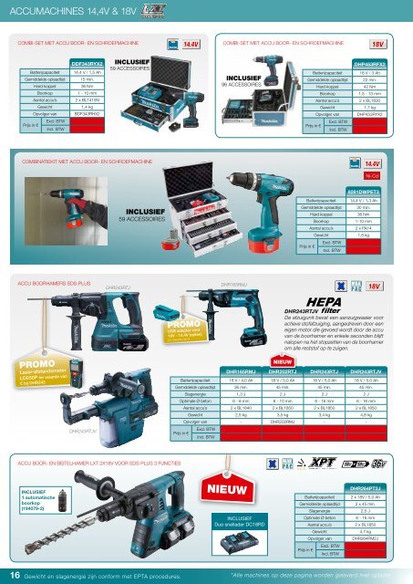 Makita promotiefolder