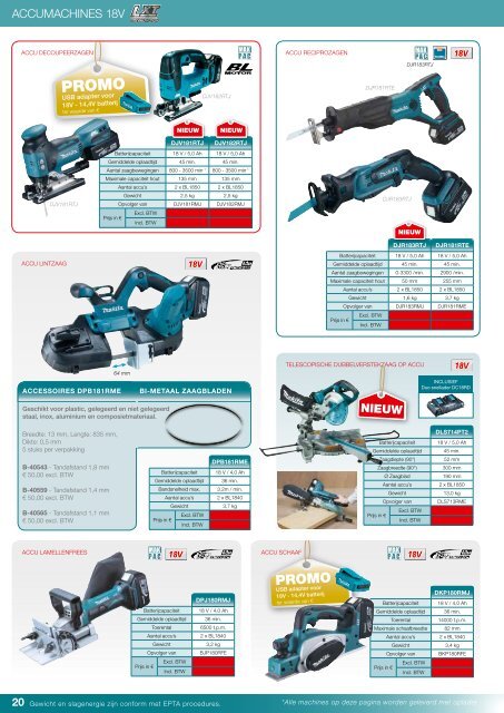 Makita promotiefolder