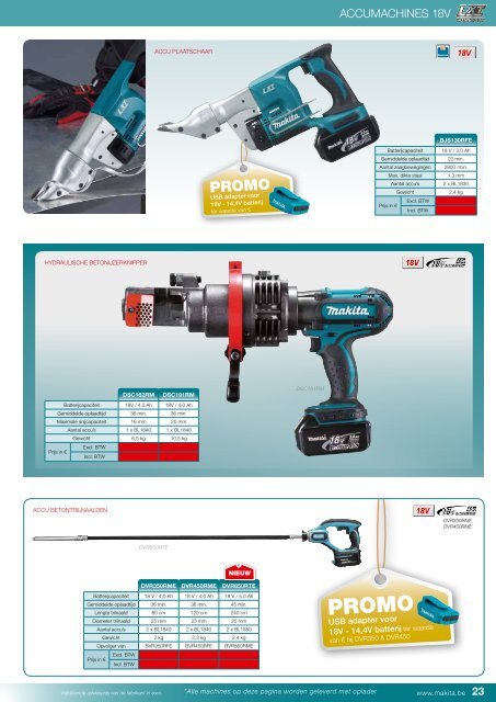 Makita promotiefolder