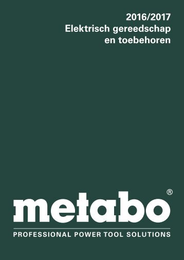 Metabo Catalogus 2016/17