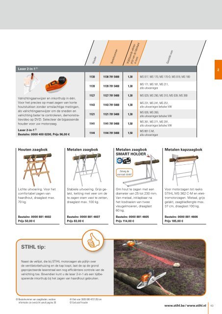 STIHL Catalogus 2016