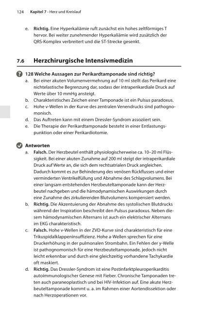 Intensivmedizin Fragen und Antworten