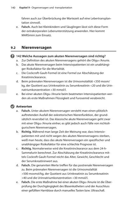 Intensivmedizin Fragen und Antworten