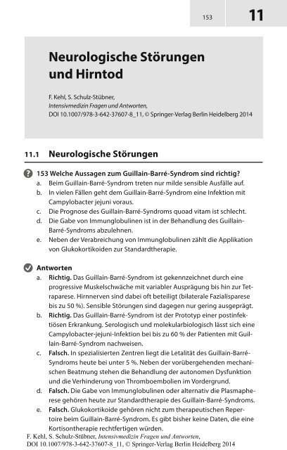 Intensivmedizin Fragen und Antworten