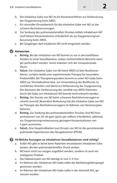 Intensivmedizin Fragen und Antworten