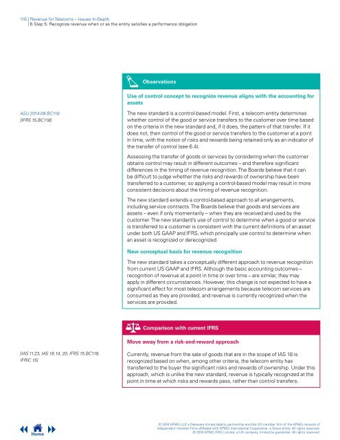 Revenue for Telecoms