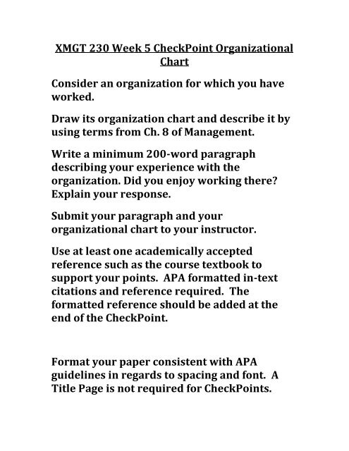 Word Document Organizational Chart