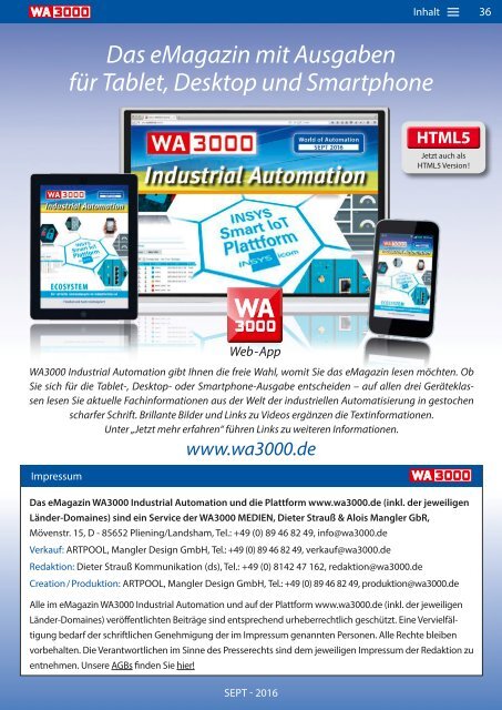 WA3000 Industrial Automation September 2016