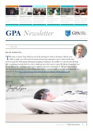 GPA Newsletter - June 2016