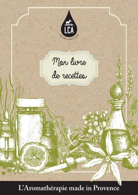 Livre de recettes Beauté & Bien-Être LCA