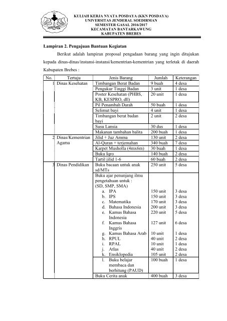 PROPOSAL 1 kecamatan