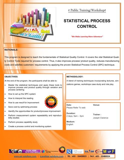 STATISTICAL PROCESS CONTROL image.
