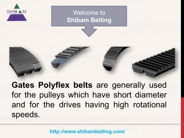 Gates Polyflex Belts Convey High Measure of Burden