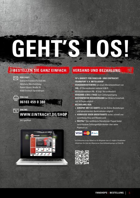 Eintracht Frankfurt Fan-Katalog 2016/17