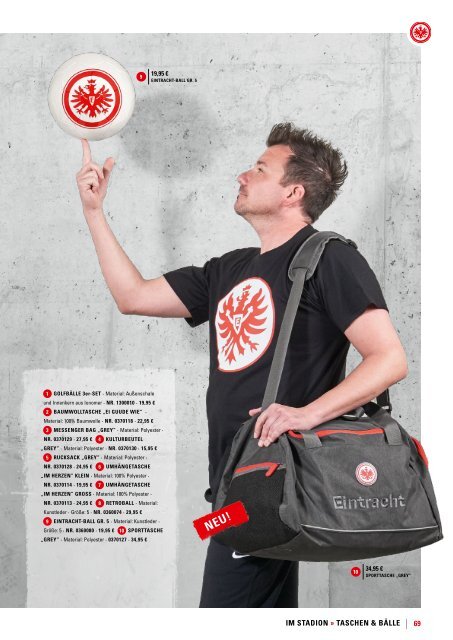 Eintracht Frankfurt Fan-Katalog 2016/17