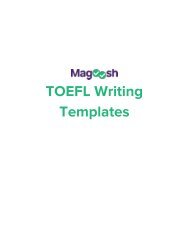 TOEFLWritingTemplates